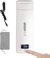 Compacte 12V RVS Waterkoker met LCD en Temperatuurregeling