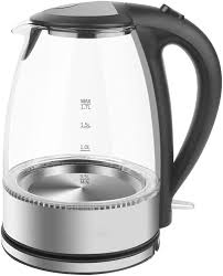Concept RK4067 1,7L glazen waterkoker met temperatuurregeling: 50/70/80/90/100 °C, 1850-2200 W, warmhoudfunctie, digitale bediening