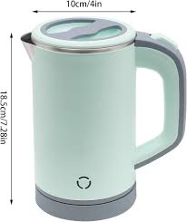 Compacte 800 ml Reiswaterkoker - Snel Koken in 5 Minuten