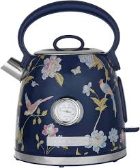 VQ Laura Ashley Draadloze Waterkoker Elveden Navy Blauw - Hoge Capaciteit