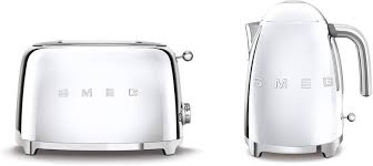 Smeg KLF03SSUK Waterkoker & TSF01SSUK Toaster Set